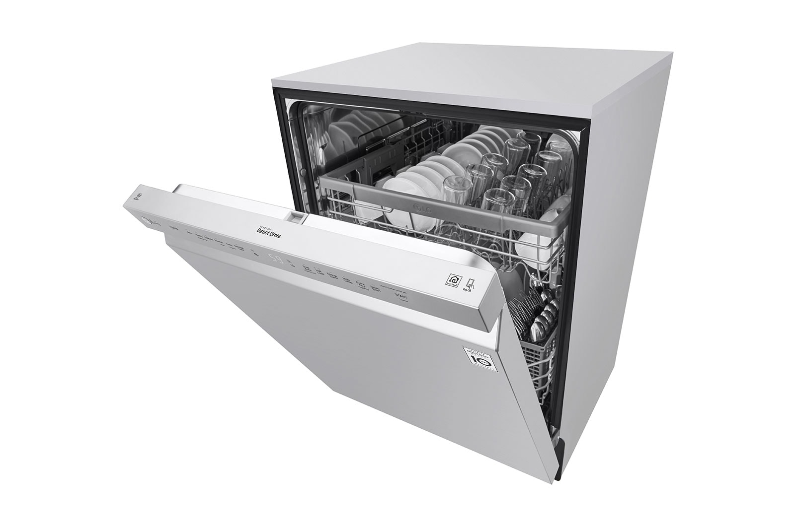 LG Lavavajillas LG QuadWash™ LGThinQ™ WiFi de Empotre, LDF5545ST