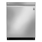 Vista frontal de Lavavajillas LG QuadWash™ TrueSteam™ con LGThinQ™ WiFi de Empotre LDP7708ST