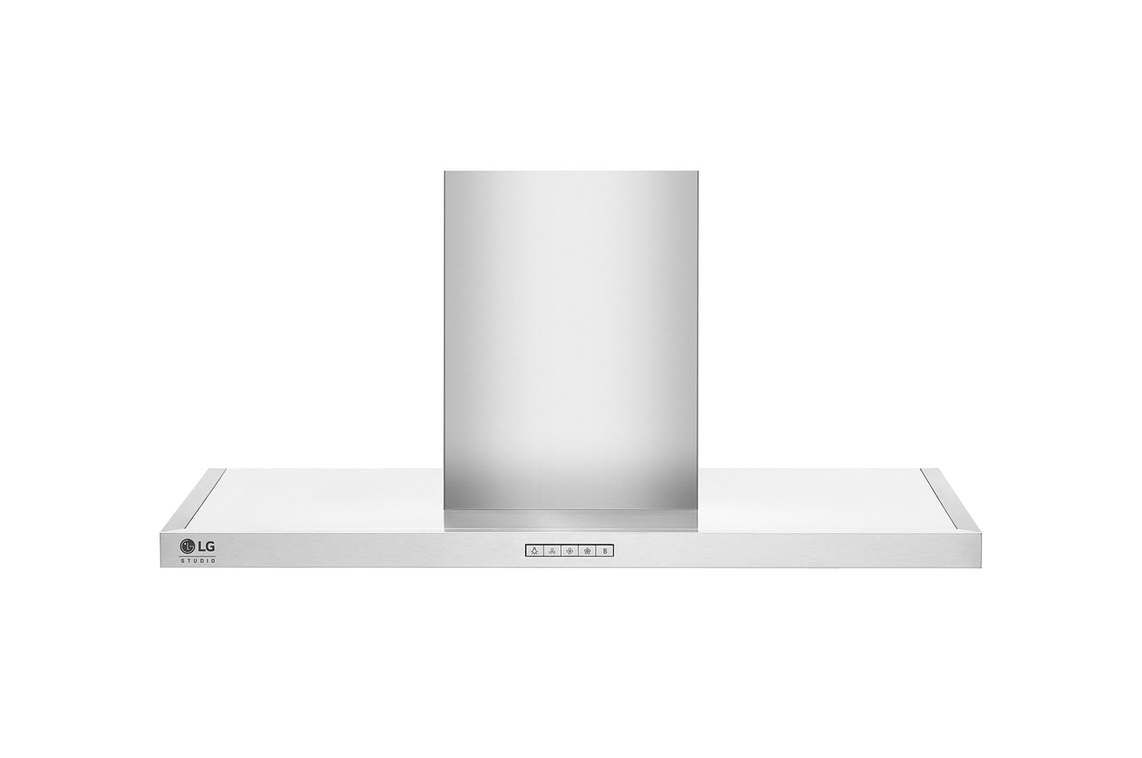 Vista frontal de Campana Extractora LG 90cm con Filtro de 4 Capas y Carbón HCEZ3605S