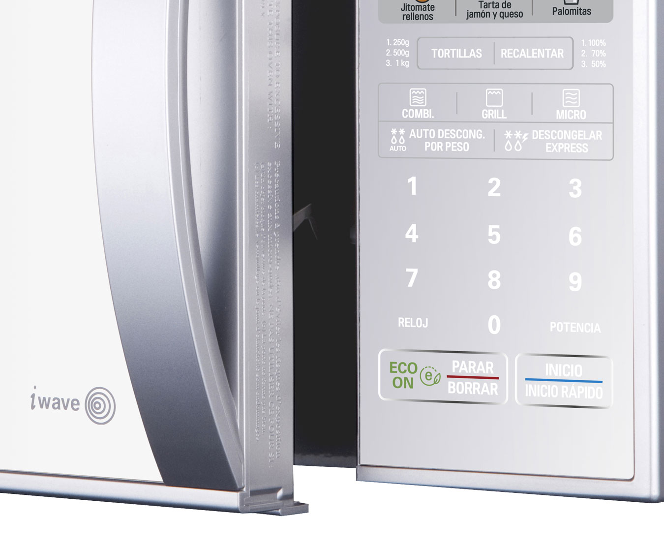 LG HORNO DE MICROONDAS LG GRILL 2 EN 1 1.1 pies³ SILVER / ESPEJO, MH1143BSM