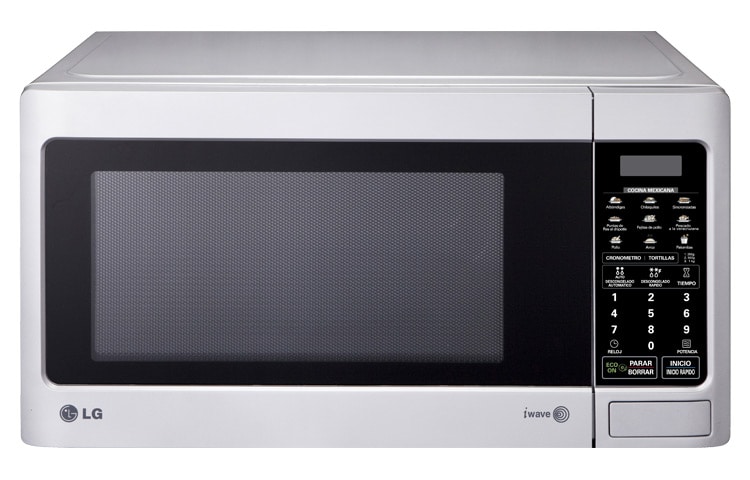 Vista frontal de HORNO DE MICROONDAS Serie Renaissance LG GRILL 2 EN 1 1.1 PIES³ - SILVER MH1143GS