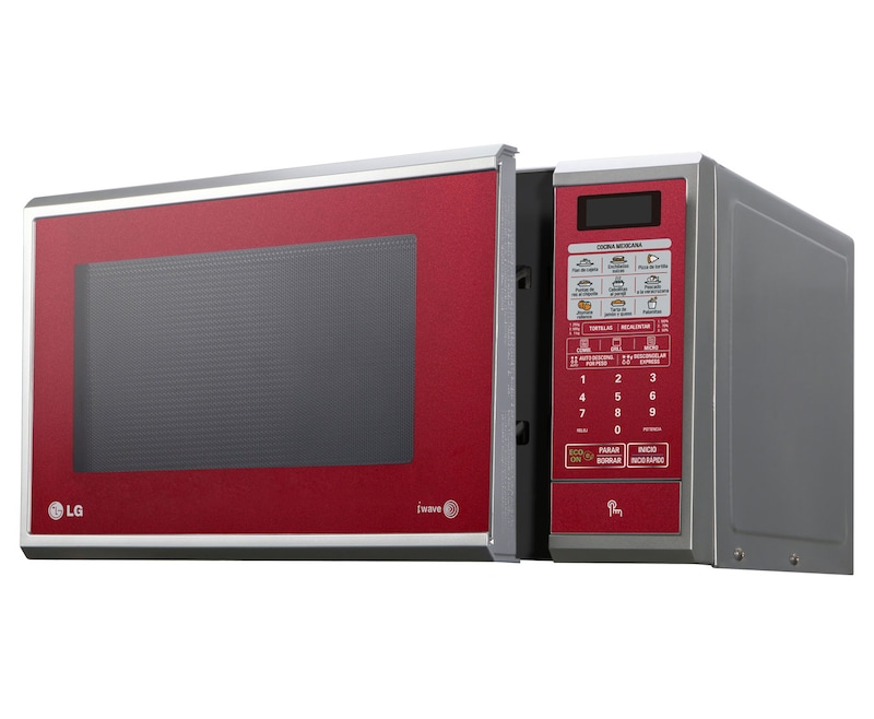 LG HORNO DE MICROONDAS LG GRILL 2 EN 1 1.1 PIES³ ROJO, MH1143SR
