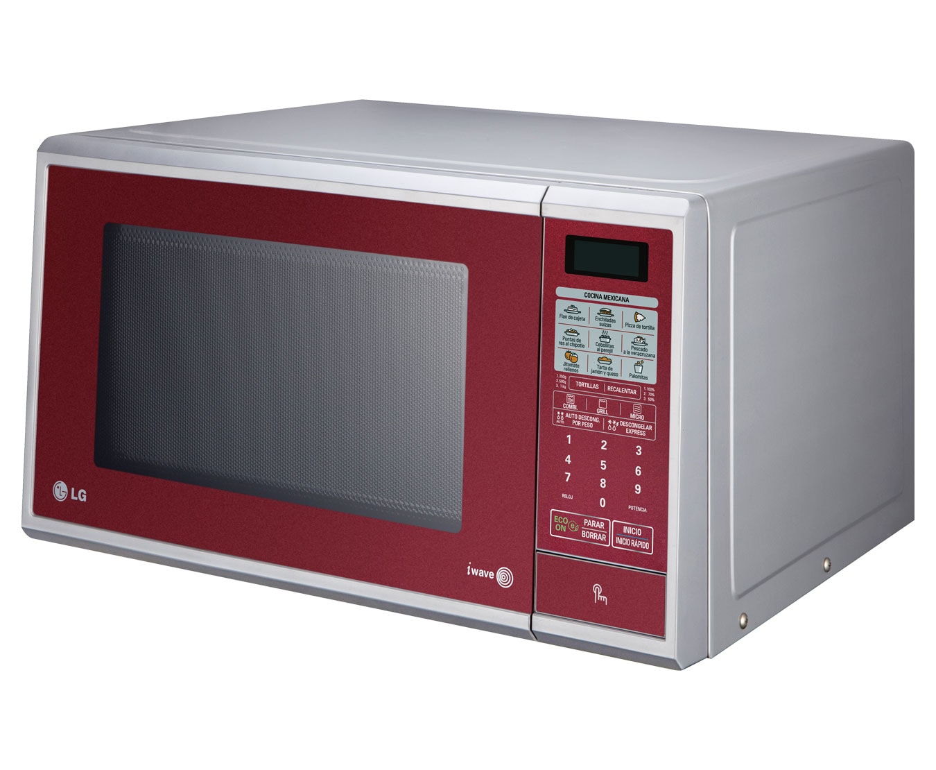 LG HORNO DE MICROONDAS LG GRILL 2 EN 1 1.1 PIES³ ROJO, MH1143SR