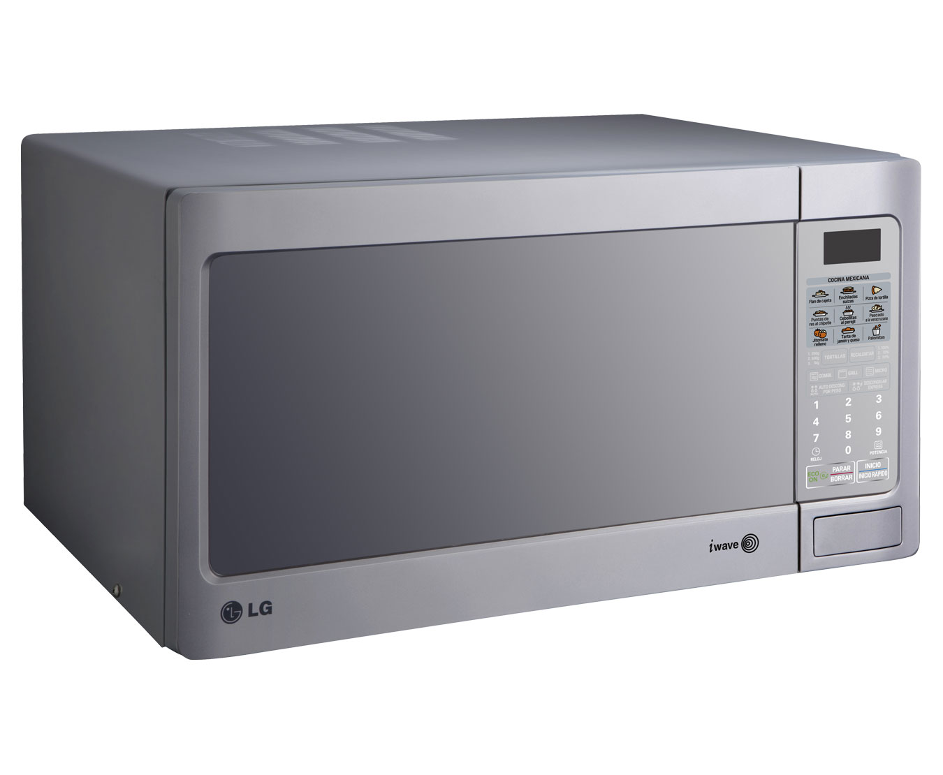 LG HORNO DE MICROONDAS LG GRILL 2 EN 1 1.4 pies³ ESPEJO SILVER, MH1443GSM