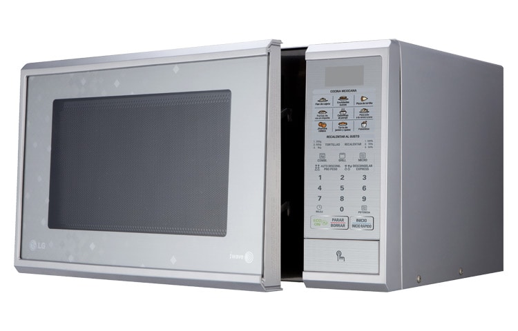 LG HORNO DE MICROONDAS LG GRILL 2 EN 1 1.4 PIES³ DIAMANTE SILVER, MH1443SAN