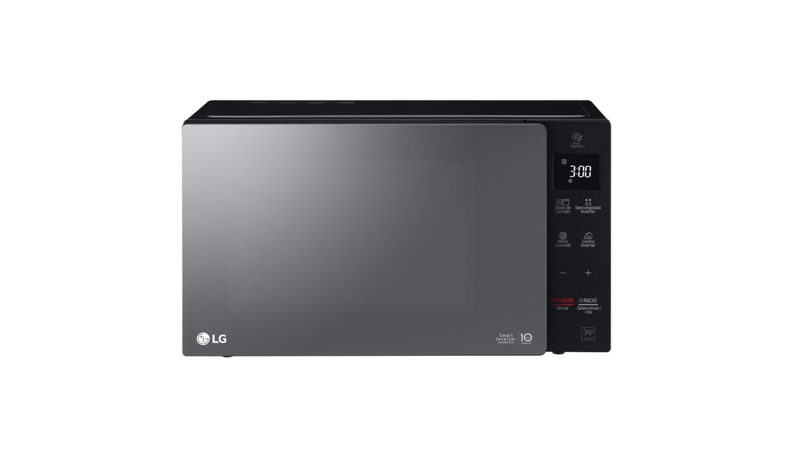 LG Horno de Microondas NeoChef™con Grill 1.5 pies³ Negro con EasyClean™ y Smart Diagnosis, MH1536GIR