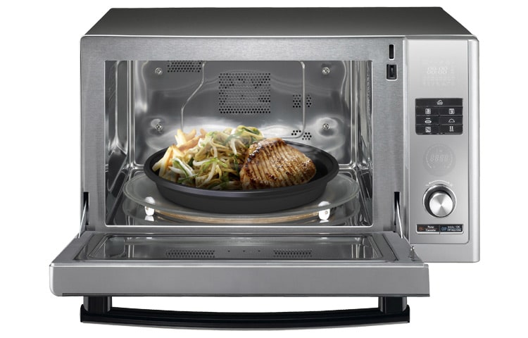 LG 3 Hornos en 1: 1.4 Pies³ - Color Silver, MJ1482BP