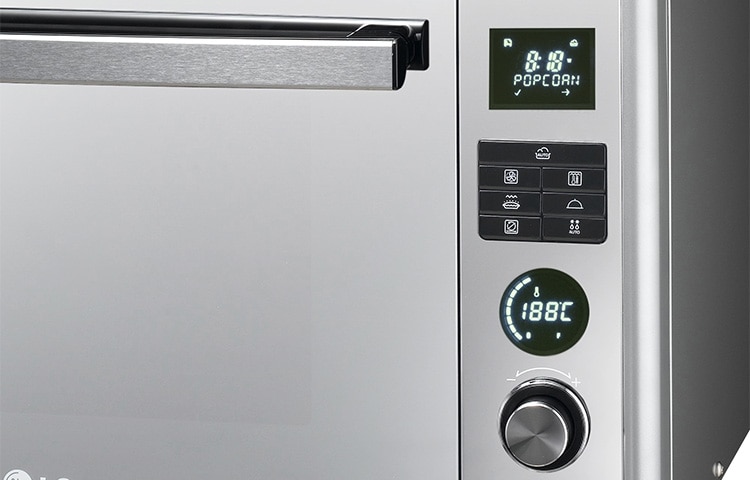 LG 3 Hornos en 1: 1.4 Pies³ - Color Silver, MJ1482BP