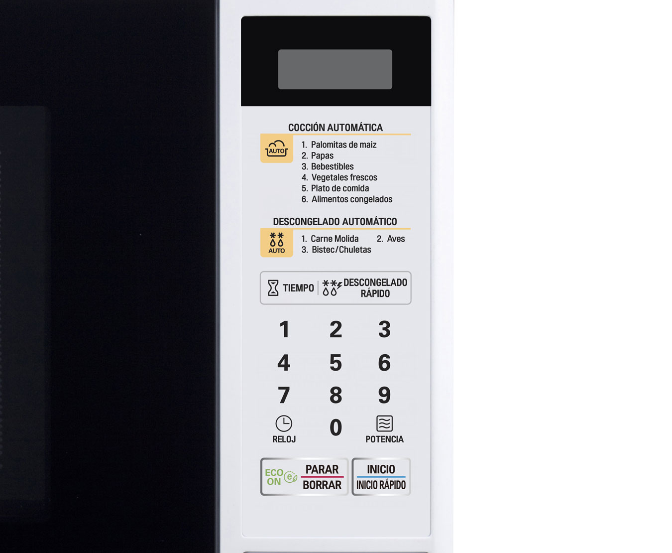 LG HORNO DE MICROONDAS LG SOLO 0.7 PIES³ BLANCO, MS0742DW