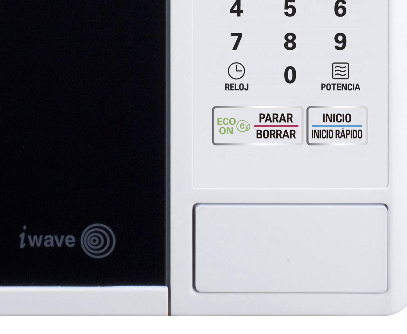 LG HORNO DE MICROONDAS LG SOLO 0.7 PIES³ BLANCO, MS0742DW