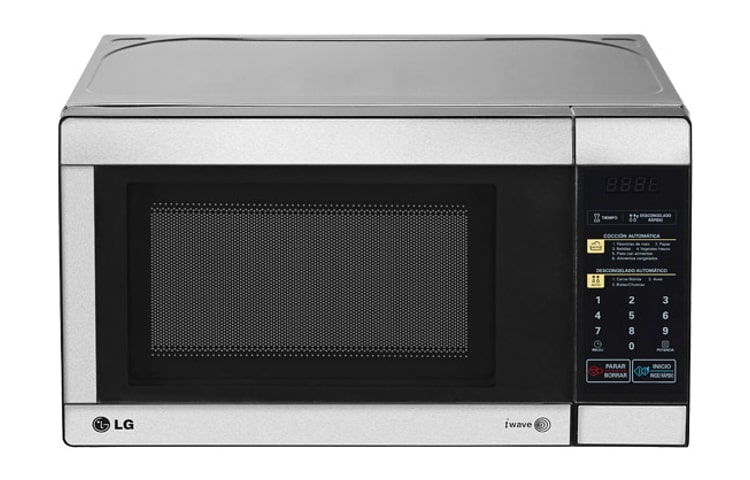 Vista frontal de Horno de Microondas LG SOLO SERIE RENAISSANCE 0.7 Pies³ - Acero Inoxidable MS0742UB