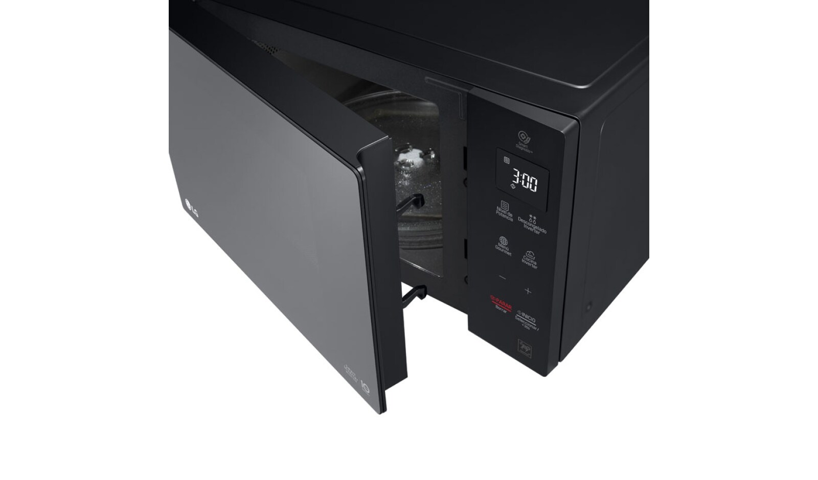 LG Horno de Microondas NeoChef™ .9 pies³ Negro con EasyClean™ y Smart Diagnosis , MS0936GIR