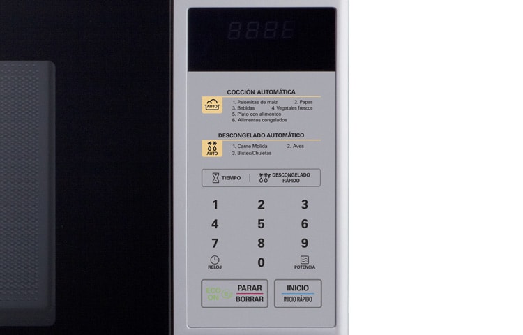 LG HORNO DE MICROONDAS LG SOLO 0.9 PIES³ SILVER, MS0942DS