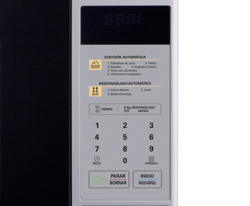 LG HORNO DE MICROONDAS LG SOLO 0.9 PIES³ SILVER, MS0942DS