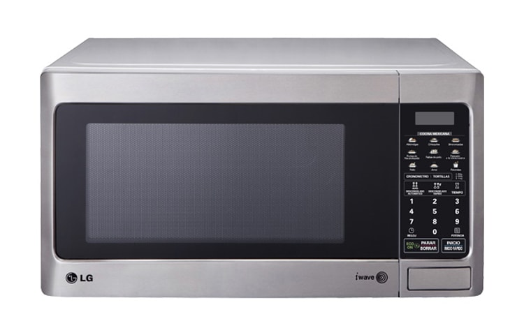 Vista frontal de Horno de Microondas LG SOLO SERIE RENAISSANCE 1.1 Pies³ - Acero Inoxidable MS1142XT
