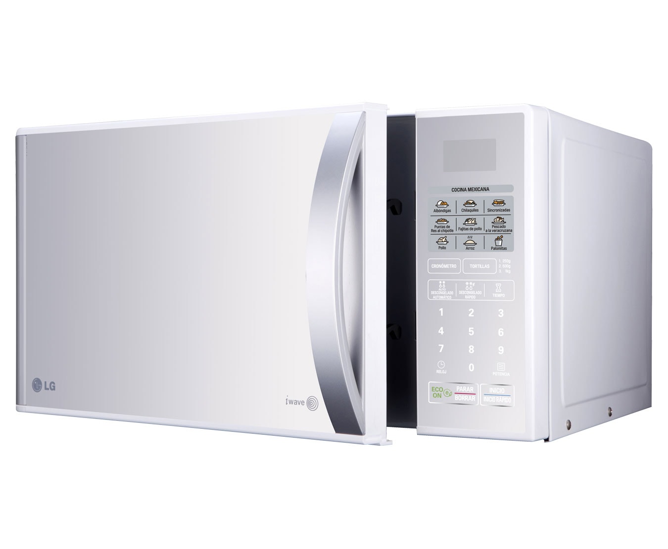 LG HORNO DE MICROONDAS LG SOLO 1.1 pies³ ESPEJO WHITE, MS1143BWM