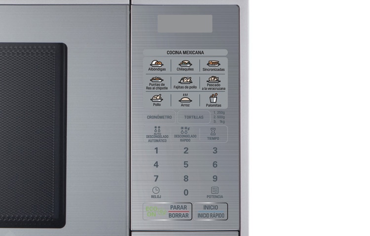 LG HORNO DE MICROONDAS LG SOLO 1.1 pies³ DIAMANTE SILVER, MS1143SAN