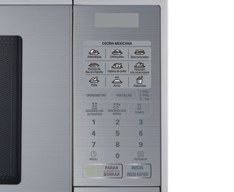 LG HORNO DE MICROONDAS LG SOLO 1.1 pies³ DIAMANTE SILVER, MS1143SAN