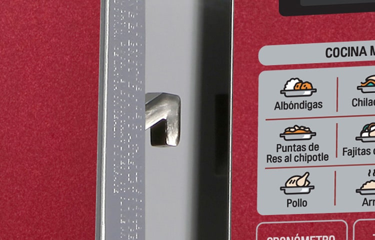 LG HORNO DE MICROONDAS LG SOLO 1.1 pies³ ROJO, MS1143SR