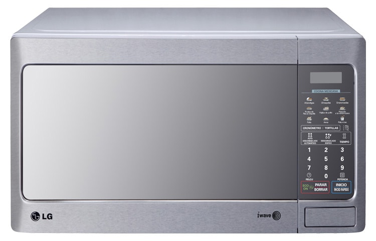 Vista frontal de Horno de Microondas NeoChef™ 1.4 pies³ Plata con EasyClean™ y Smart Diagnosis MS1143XT