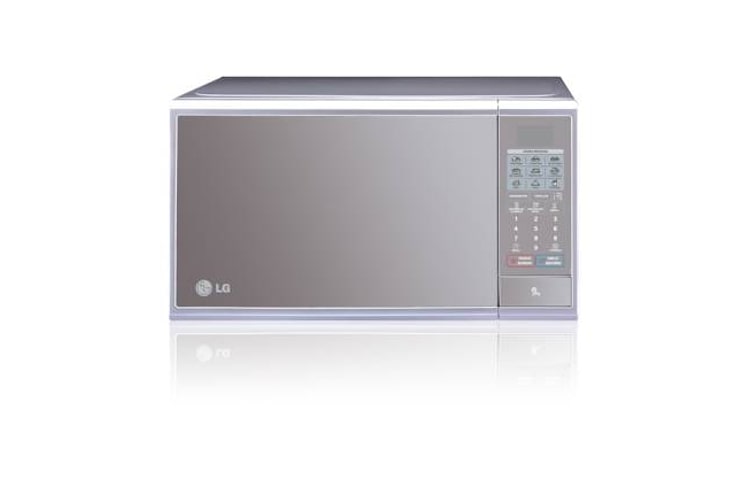 Vista frontal de HORNO DE MICROONDAS LG SOLO 1.4 pies³ SILVER MS1440SL