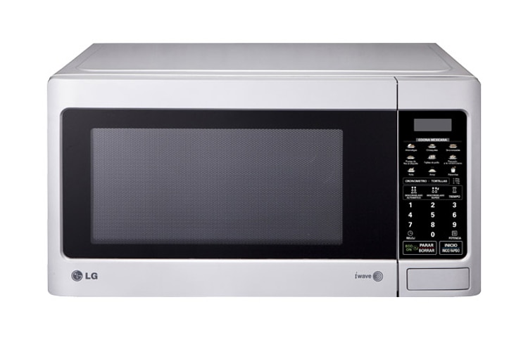 Vista frontal de Horno de Microondas LG SOLO SERIE RENAISSANCE 1.4 Pies³ - Silver MS1442GS