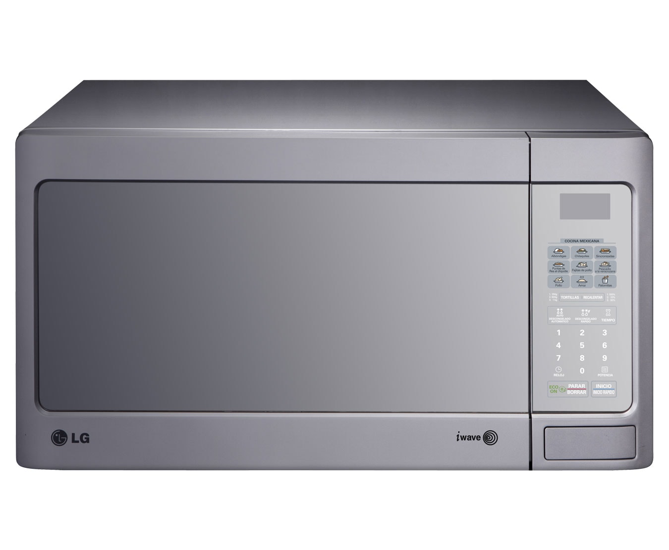 Vista frontal de HORNO DE MICROONDAS Serie Renaissance LG SOLO 1.4 PIES³ - SILVER MS1443GS