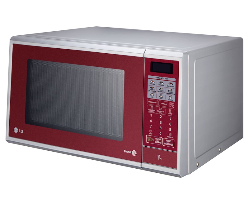 LG HORNO DE MICROONDAS LG SOLO 1.4 PIES³ ROJO, MS1443SR