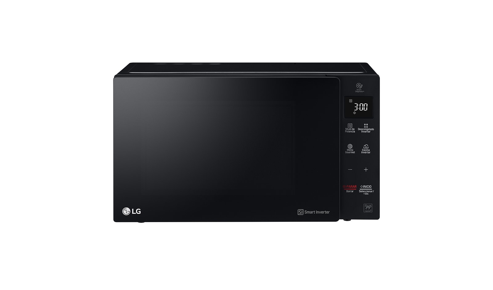 LG Horno de Microondas NeoChef™ 1.5 pies³ Negro con EasyClean™ y Smart Diagnosis, MS1536GIS