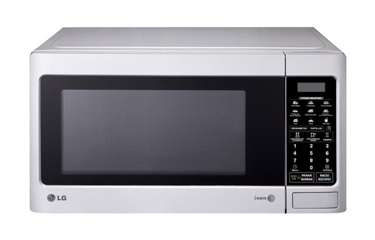 Vista frontal de Horno de Microondas LG SOLO SERIE RENAISSANCE 2.0 Pies³ - Silver MS2042GS
