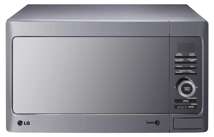 Vista frontal de Horno de Microondas LG Solo 2.0 pies³ con EasyClean™ MS2083XT