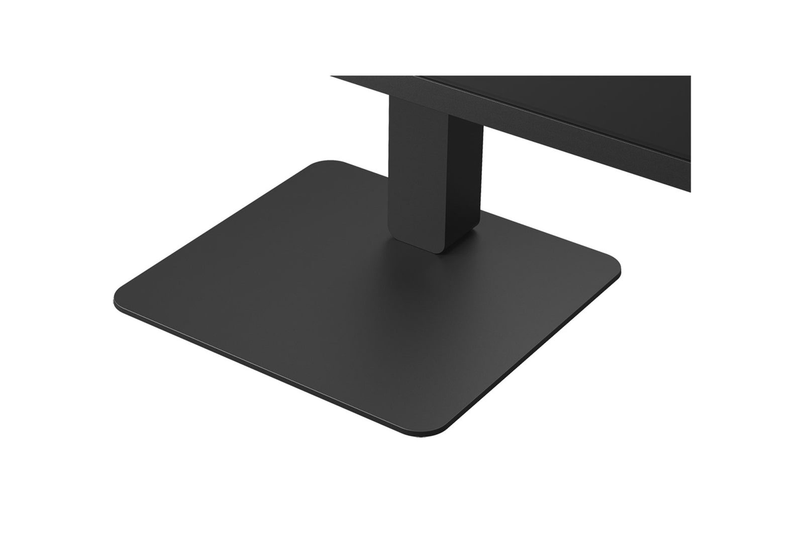 close view of stand