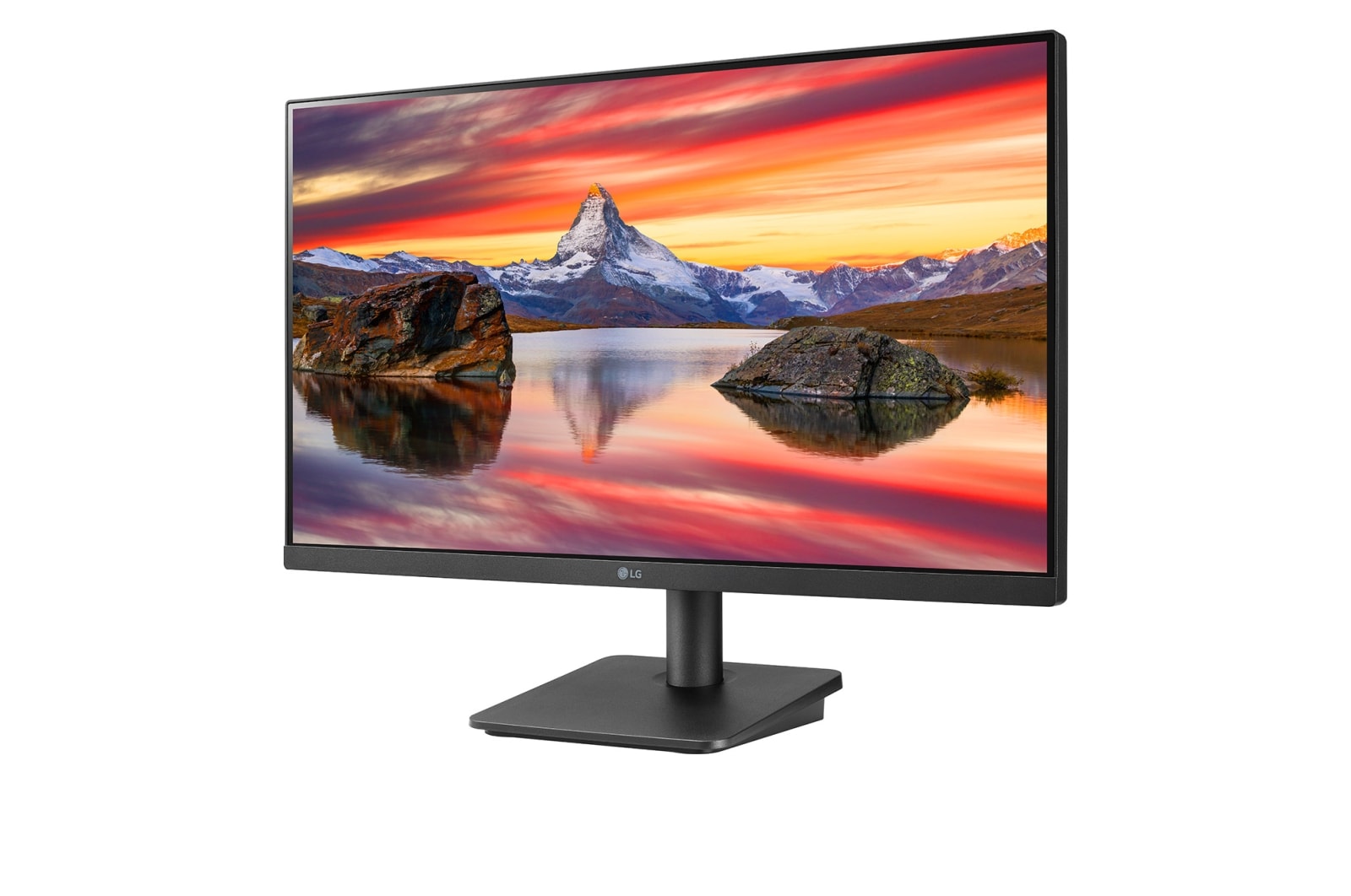 LG Monitor 23.8" Full HD con diseño sin Bordes Virtuales en 3 lados , 24MP400-B