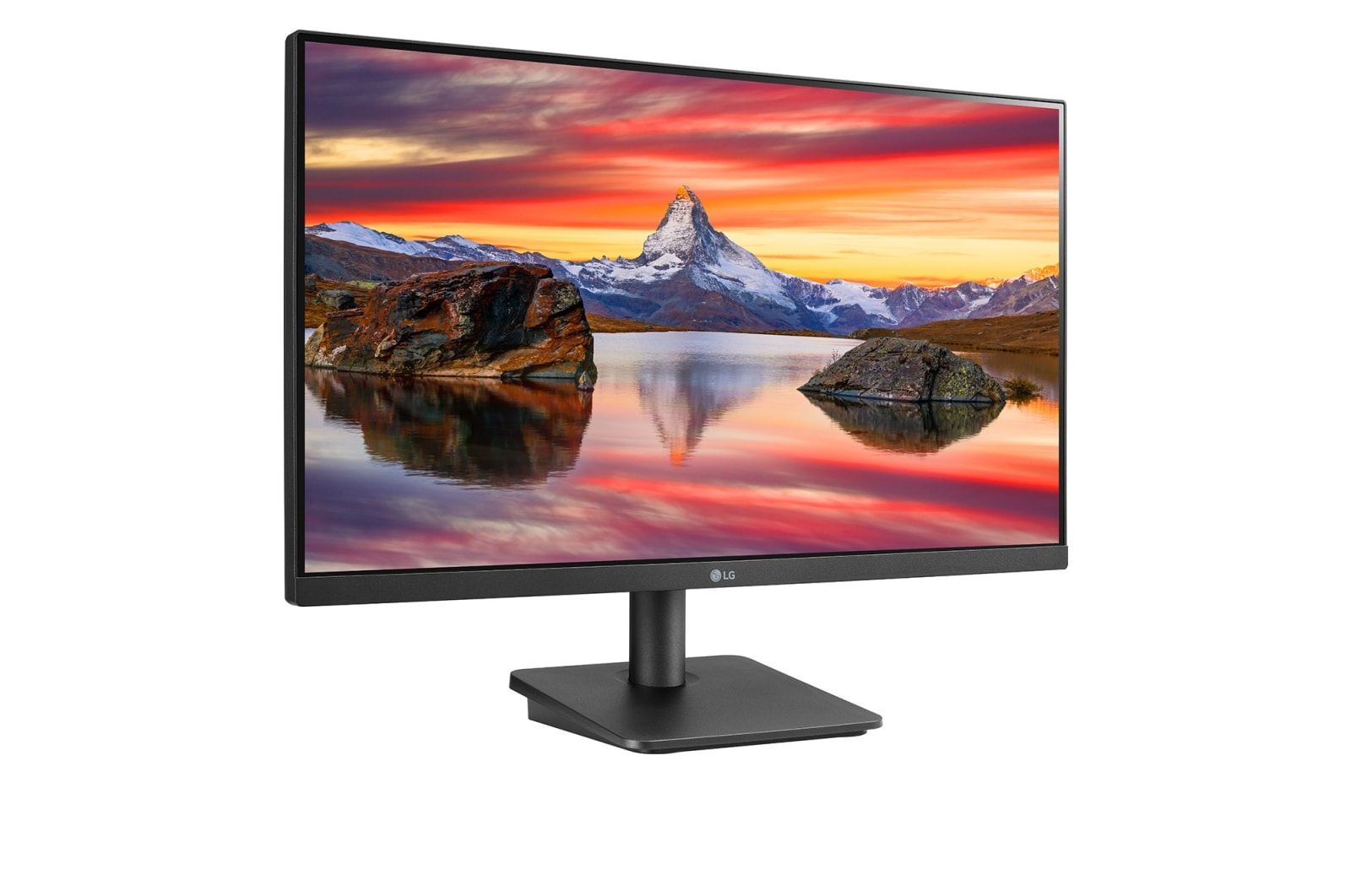 LG Monitor 23.8" Full HD con diseño sin Bordes Virtuales en 3 lados , 24MP400-B
