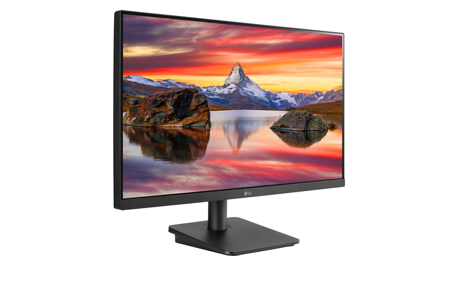 LG Monitor 23.8" Full HD con diseño sin Bordes Virtuales en 3 lados , 24MP400-B
