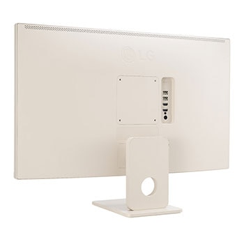 -30 degree side view of monitor tilted +25 degrees