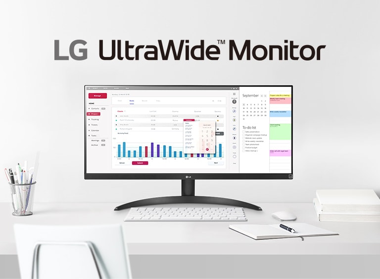 Monitor UltraWide™ de LG.