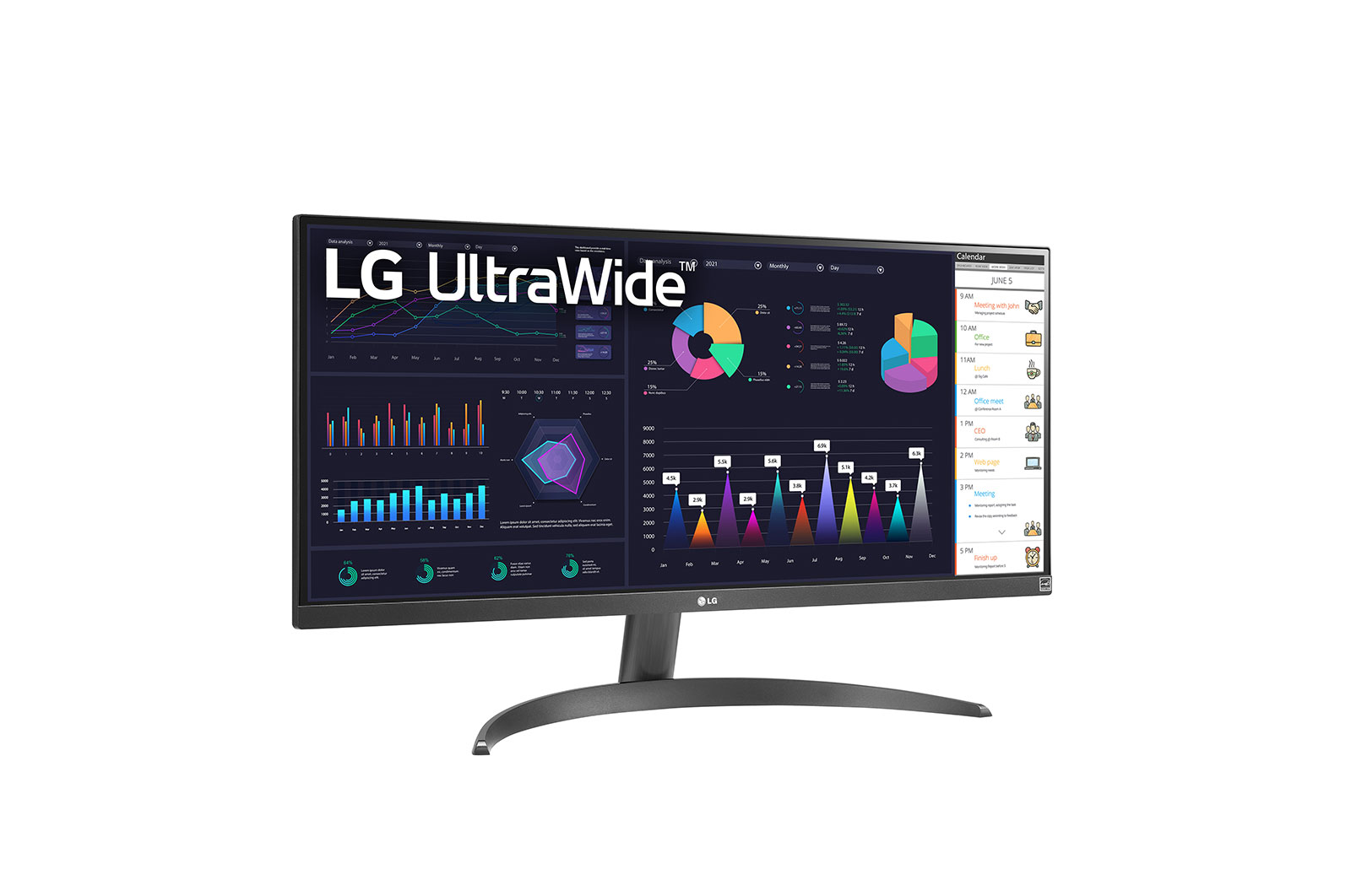LG Monitor IPS Full HD UltraWide™ 21:9 de 29" con AMD FreeSync™, 29WQ500-B