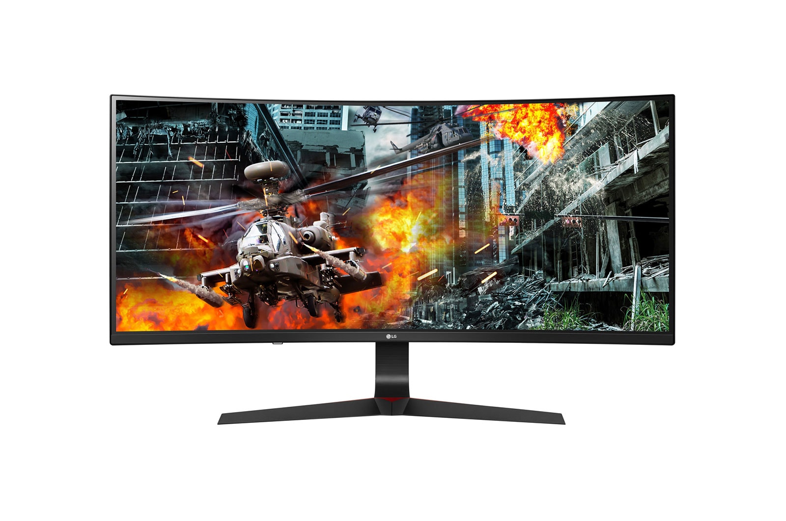 Vista frontal de  Monitor 34&#34; Gaming UltraWide™  21: 9 Compatible con G-Sync®, Adaptive-Sync 34GL750-B