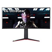 Vista frontal de 34&#34; 21:9 UltraGear™ Nano IPS 1ms (GtG) Curved Gaming Monitor\t 34GN850-B