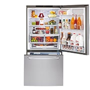 LG Refrigerador  con Congelador Abajo  22 pies cúbicos - Acero Inoxidable con Autodiagnóstico Smart Diagnosis™  | LINEAR INVERTER, GB22BGS