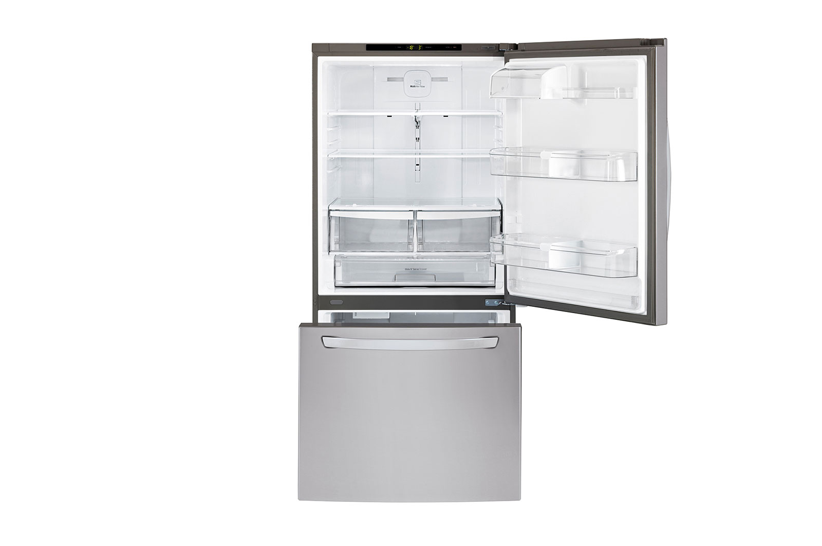 LG Refrigerador 22 pies cúbicos Bottom Mount 2 Puertas, GB22BGS