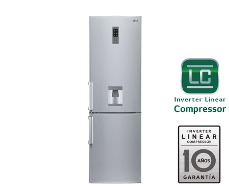 Refrigerador Bottom Mount 11 pies Platinum Silver - LG GB32SVN