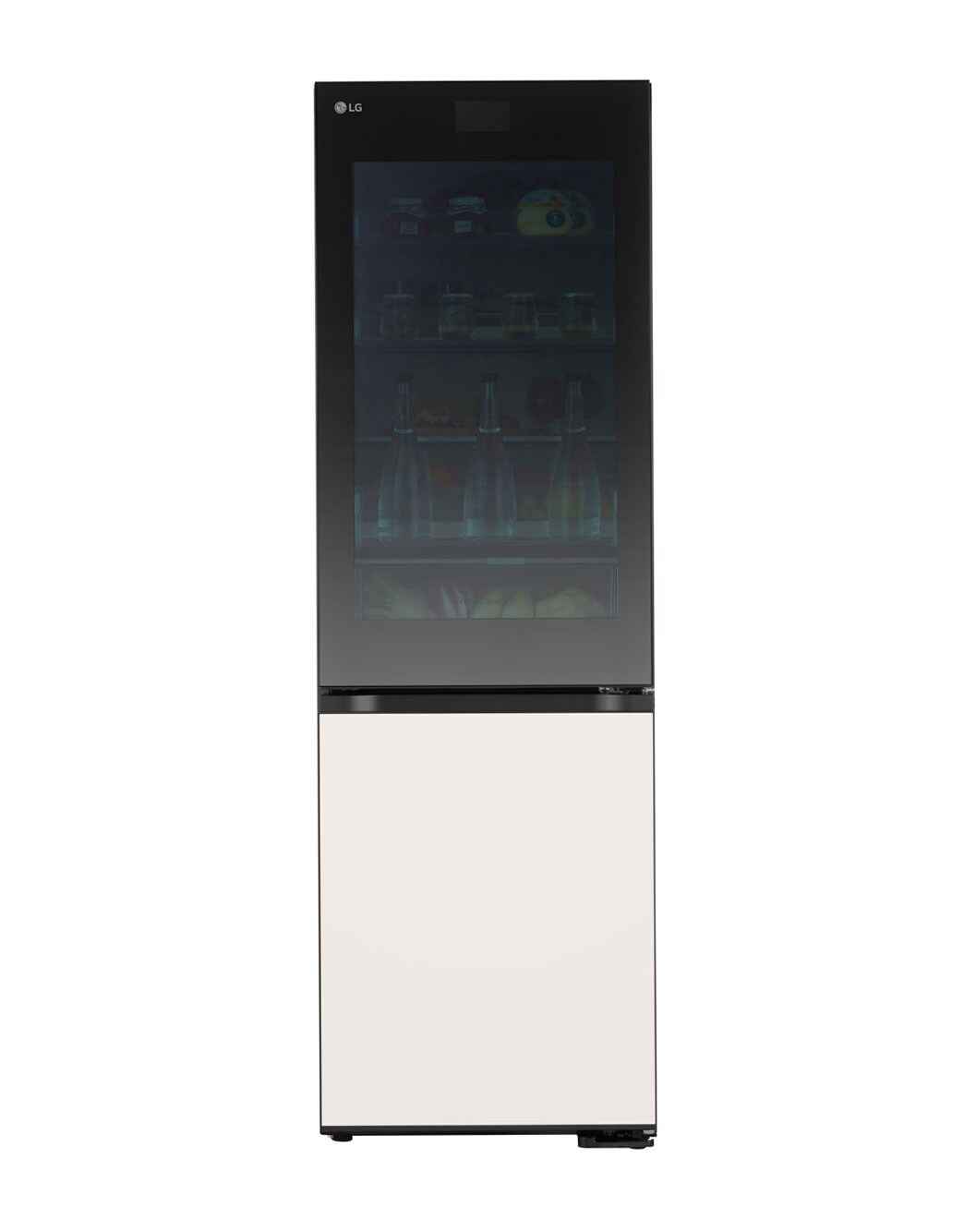 Refrigerador LG InstaView™ Bottom Freezer __pies cúbicos Beige Linear