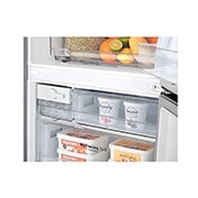 LG Refrigerador Inteligente con Congelador Abajo  17 pies cúbicos - Plata con Despachador de Agua  | SMART INVERTER, GB45SPP