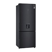 LG Refrigerador Inteligente con Congelador Abajo  17 pies cúbicos - Negro Mate con Despachador de Agua  | SMART INVERTER, GB45SPT