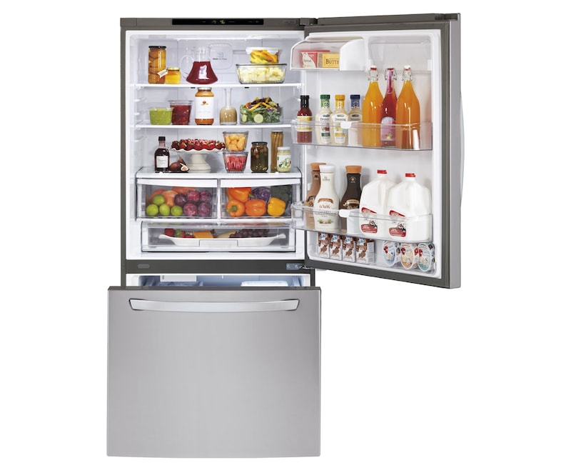 LG Bottom Mount 24pies³ Acero Inoxidable , GM-B248QTB