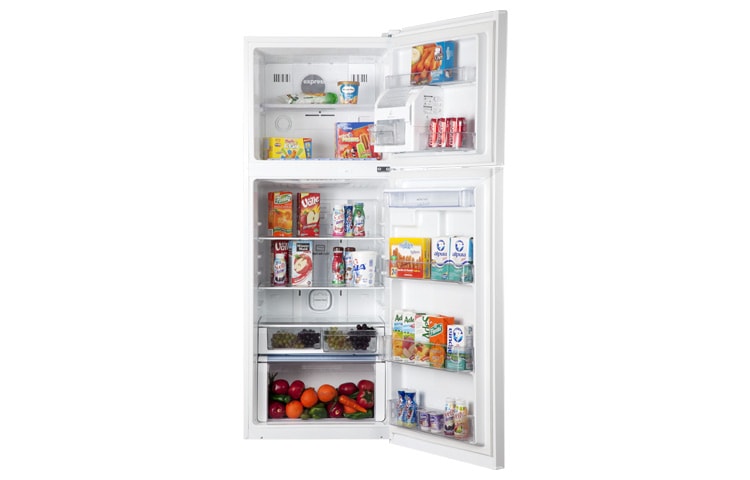 LG TOP MOUNT 14 PIES CUBICOS BLANCO CON HOME BAR Y DESPACHADOR DE AGUA, GM-S482UWV