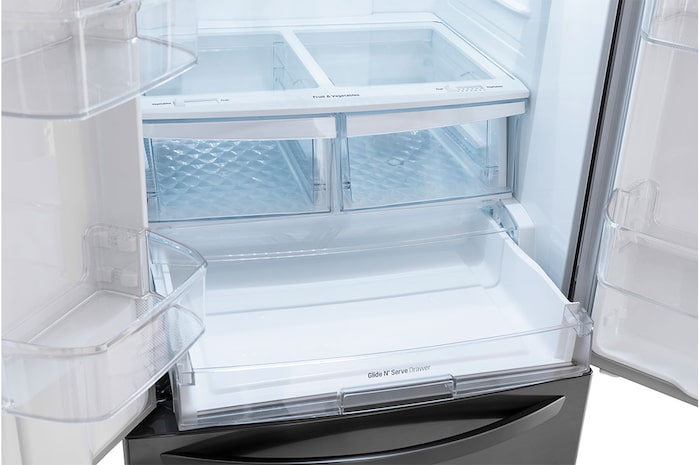 LG Refrigerador 22 pies cúbicos French Door 3 Puertas, GM22BIP