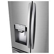 LG Refrigerador French Door Inteligente LG ThinQ™ 28 pies cúbicos - Plata con Despachador de Agua y Hielos | SMART INVERTER, GM28LIP